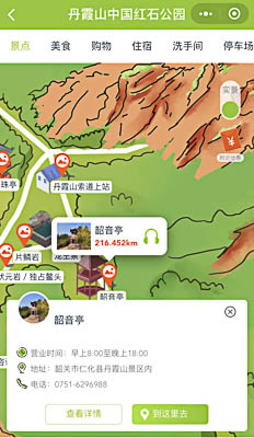 黄州景区手绘地图智慧导览和语音结合，让景区“活”起来